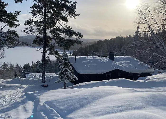 Mountain With Views Over Juvatn Feriehus Aseral